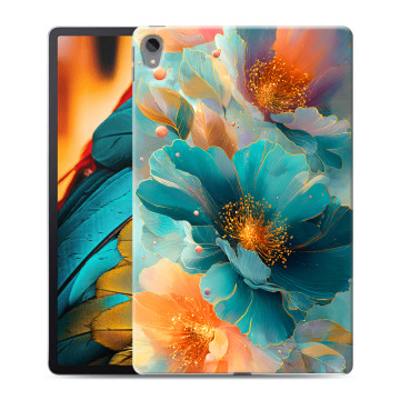 Силиконовый чехол на Lenovo Tab P11 с принтом Цветы
