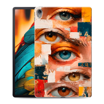 Силиконовый чехол на Lenovo Tab P11 с принтом Модный принт