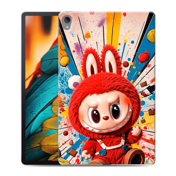 Силиконовый чехол на Lenovo Tab P11 с принтом Labubu Лабубу