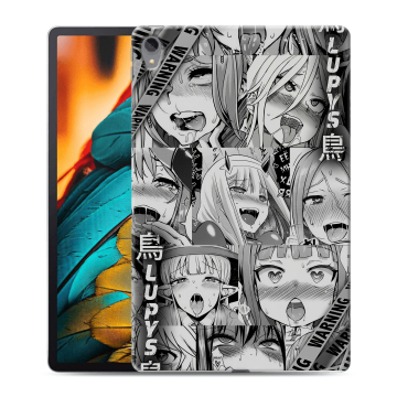 Силиконовый чехол на Lenovo Tab P11 с принтом Ahegao Ахегао Аниме