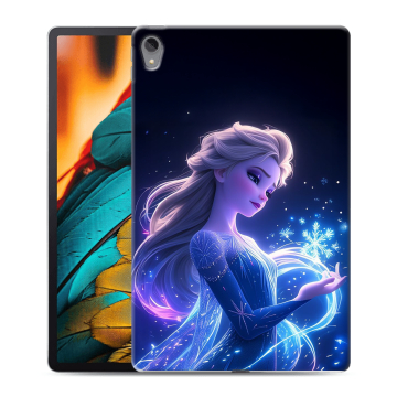 Силиконовый чехол на Lenovo Tab P11 с принтом Холодное сердце Frozen