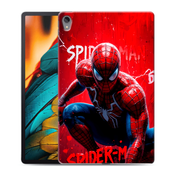 Силиконовый чехол на Lenovo Tab P11 с принтом Spiderman Человек паук