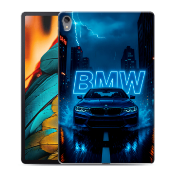 Силиконовый чехол на Lenovo Tab P11 с принтом BMW БМВ Силиконовый чехол на Lenovo Tab P11 с принтом BMW БМВ