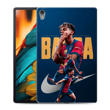 Силиконовый чехол на Lenovo Tab P11 с принтом Барселона Barca Yamal 