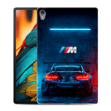 Силиконовый чехол на Lenovo Tab P11 с принтом BMW БМВ