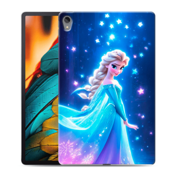 Силиконовый чехол на Lenovo Tab P11 с принтом Холодное сердце Frozen