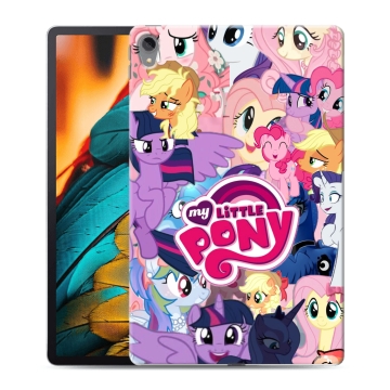 Силиконовый чехол на Lenovo Tab P11 с принтом My little pony Дружба чудо