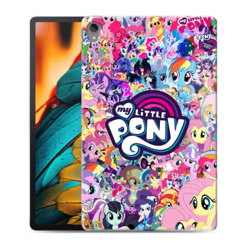 Силиконовый чехол на Lenovo Tab P11 с принтом My little pony Дружба чудо