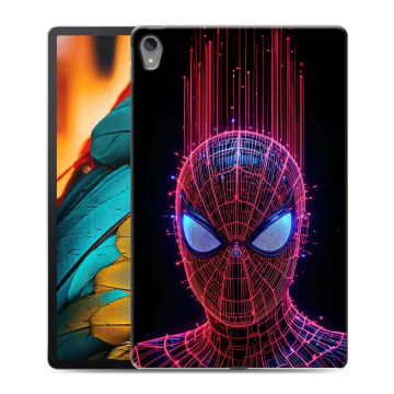 Силиконовый чехол на Lenovo Tab P11 с принтом Spiderman Человек паук