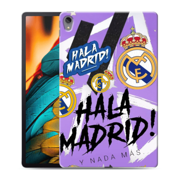 Силиконовый чехол на Lenovo Tab P11 с принтом Real Madrid Реал Мадрид