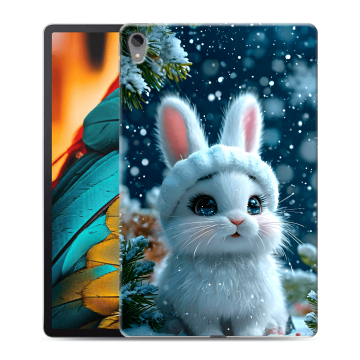 Силиконовый чехол на Lenovo Tab P11 с принтом Новый год