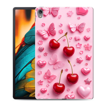 Силиконовый чехол на Lenovo Tab P11 с принтом для девочек