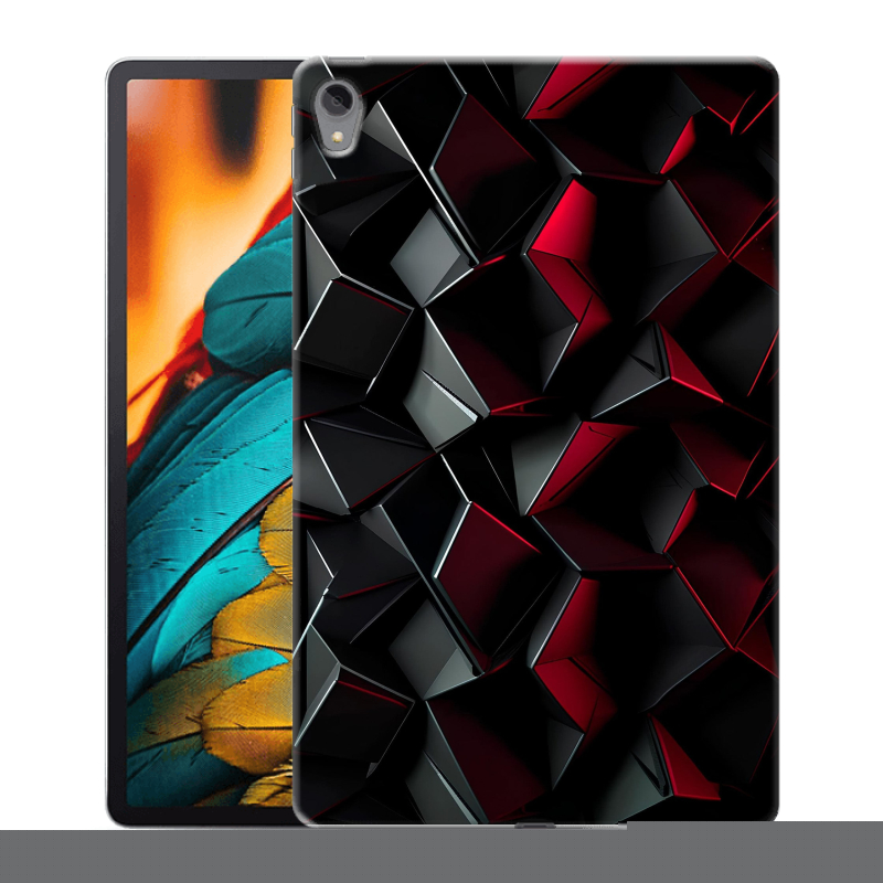 Силиконовый чехол на Lenovo Tab P11 с принтом Абстракция Силиконовый чехол на Lenovo Tab P11 с принтом Абстракция