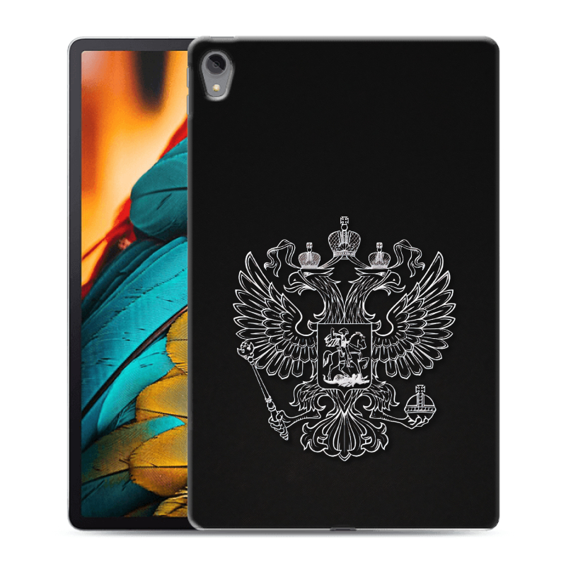 Силиконовый чехол на Lenovo Tab P11 с принтом Герб России Силиконовый чехол на Lenovo Tab P11 с принтом Герб России