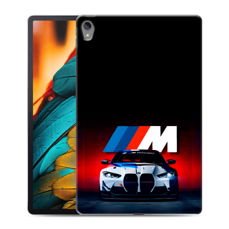 Силиконовый чехол на Lenovo Tab P11 с принтом БМВ BMW Силиконовый чехол на Lenovo Tab P11 с принтом БМВ BMW