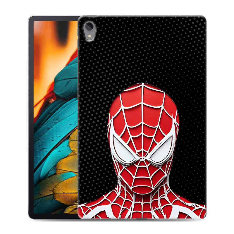 Силиконовый чехол на Lenovo Tab P11 с принтом человек паук spiderman Силиконовый чехол на Lenovo Tab P11 с принтом человек паук spiderman