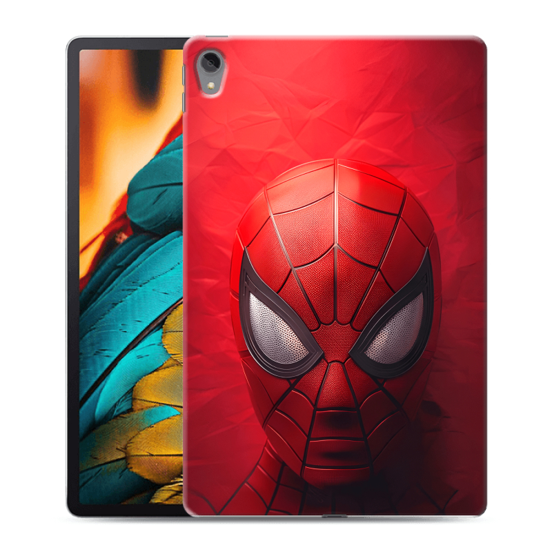 Силиконовый чехол на Lenovo Tab P11 с принтом Spiderman Человек паук Силиконовый чехол на Lenovo Tab P11 с принтом Spiderman Человек паук