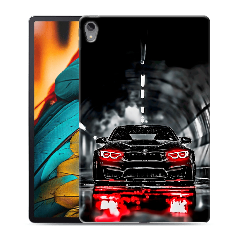 Силиконовый чехол на Lenovo Tab P11 с принтом BMW БМВ Силиконовый чехол на Lenovo Tab P11 с принтом BMW БМВ