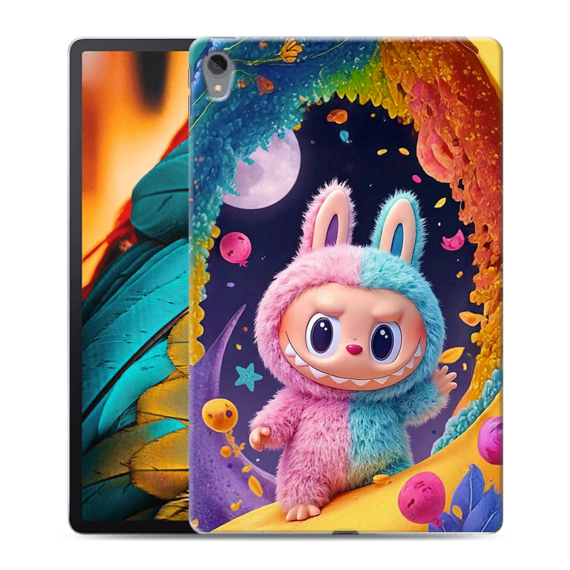 Силиконовый чехол на Lenovo Tab P11 с принтом Labubu Лабубу Силиконовый чехол на Lenovo Tab P11 с принтом Labubu Лабубу