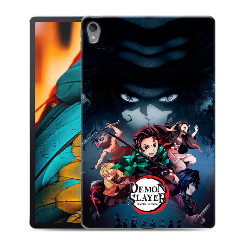 Силиконовый чехол на Lenovo Tab P11 с принтом Demon Slayer Клинок рассекающий демонов Силиконовый чехол на Lenovo Tab P11 с принтом Demon Slayer Клинок рассекающий демонов