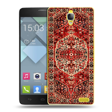 Пластиковый чехол на Alcatel One Touch Idol X с принтом Ковер