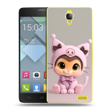 Пластиковый чехол на Alcatel One Touch Idol X с принтом Куроми Kuromi 