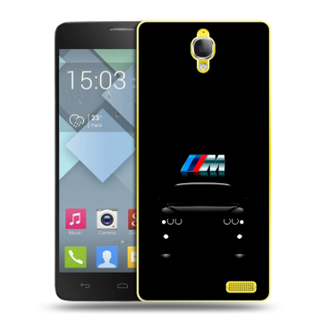Пластиковый чехол на Alcatel One Touch Idol X с принтом БМВ BMW