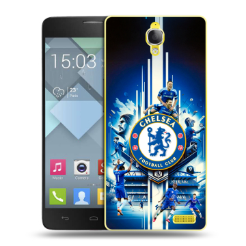 Пластиковый чехол на Alcatel One Touch Idol X с принтом Chelsea Челси Пластиковый чехол на Alcatel One Touch Idol X с принтом Chelsea Челси