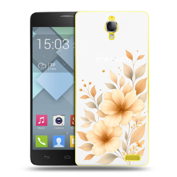Пластиковый чехол на Alcatel One Touch Idol X с принтом для девушки Пластиковый чехол на Alcatel One Touch Idol X с принтом для девушки