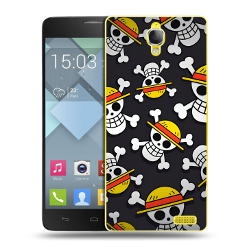 Пластиковый чехол на Alcatel One Touch Idol X с принтом One Piece Ван Пис Пластиковый чехол на Alcatel One Touch Idol X с принтом One Piece Ван Пис