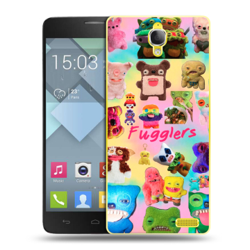 Пластиковый чехол на Alcatel One Touch Idol X с принтом Флагер Fuggler Пластиковый чехол на Alcatel One Touch Idol X с принтом Флагер Fuggler
