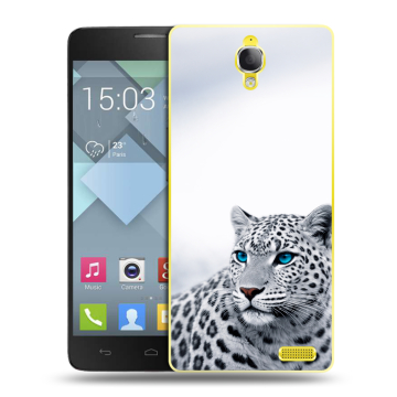 Пластиковый чехол на Alcatel One Touch Idol X с принтом женский