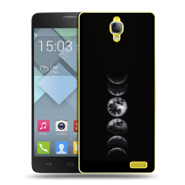 Пластиковый чехол на Alcatel One Touch Idol X с принтом женский