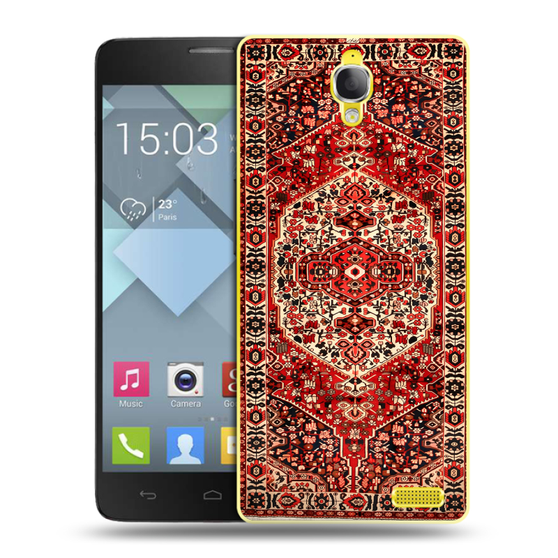 Пластиковый чехол на Alcatel One Touch Idol X с принтом Ковер Пластиковый чехол на Alcatel One Touch Idol X с принтом Ковер
