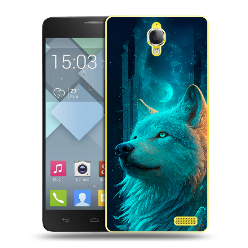 Пластиковый чехол на Alcatel One Touch Idol X с принтом бабочки саккура Пластиковый чехол на Alcatel One Touch Idol X с принтом бабочки саккура