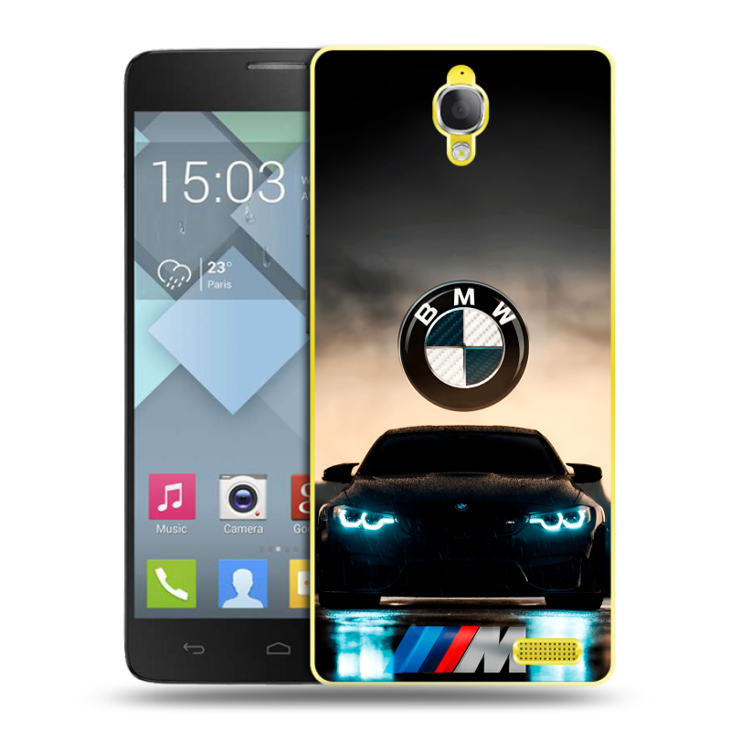 Пластиковый чехол на Alcatel One Touch Idol X с принтом БМВ BMW Пластиковый чехол на Alcatel One Touch Idol X с принтом БМВ BMW