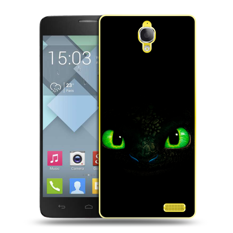 Пластиковый чехол на Alcatel One Touch Idol X с принтом Как приручить дракона Пластиковый чехол на Alcatel One Touch Idol X с принтом Как приручить дракона