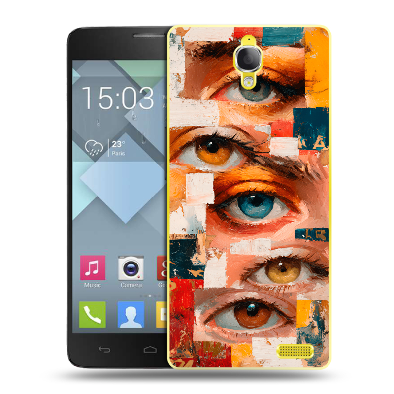 Пластиковый чехол на Alcatel One Touch Idol X с принтом Модный принт Пластиковый чехол на Alcatel One Touch Idol X с принтом Модный принт