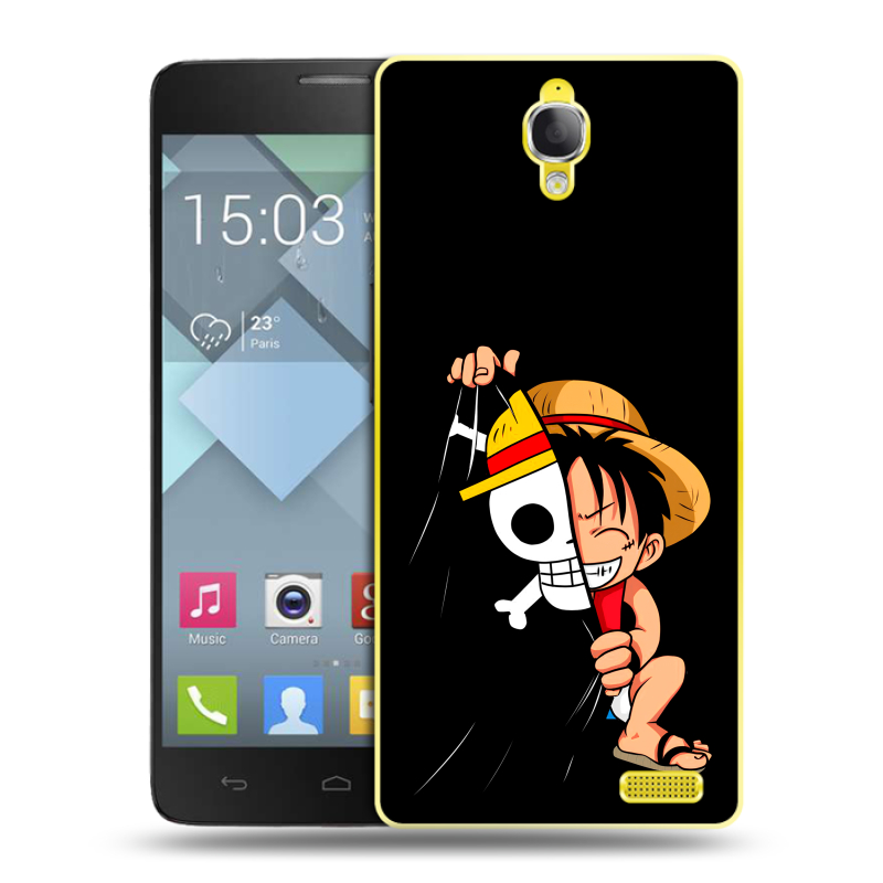 Пластиковый чехол на Alcatel One Touch Idol X с принтом One Piece Ван Пис Пластиковый чехол на Alcatel One Touch Idol X с принтом One Piece Ван Пис
