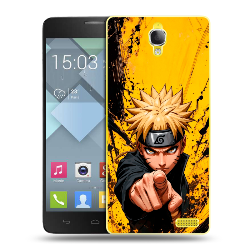 Пластиковый чехол на Alcatel One Touch Idol X с принтом Naruto Наруто Пластиковый чехол на Alcatel One Touch Idol X с принтом Naruto Наруто