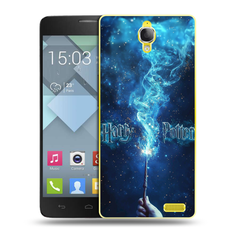Пластиковый чехол на Alcatel One Touch Idol X с принтом Harry Potter Гарри Поттер Пластиковый чехол на Alcatel One Touch Idol X с принтом Harry Potter Гарри Поттер