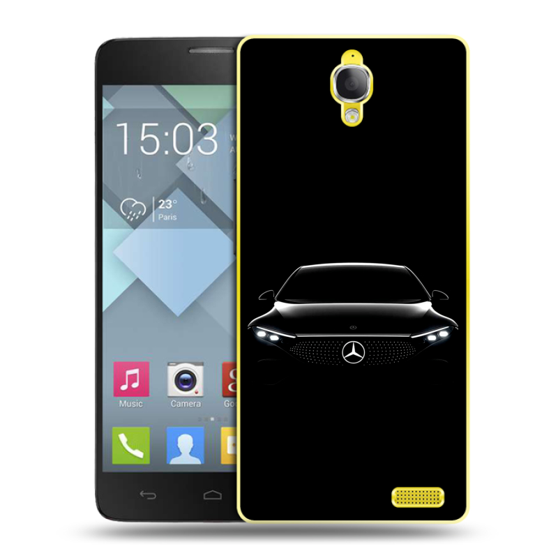 Пластиковый чехол на Alcatel One Touch Idol X с принтом Mercedes Мерседес Пластиковый чехол на Alcatel One Touch Idol X с принтом Mercedes Мерседес