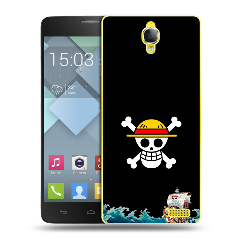 Пластиковый чехол на Alcatel One Touch Idol X с принтом One Piece Ван Пис Пластиковый чехол на Alcatel One Touch Idol X с принтом One Piece Ван Пис