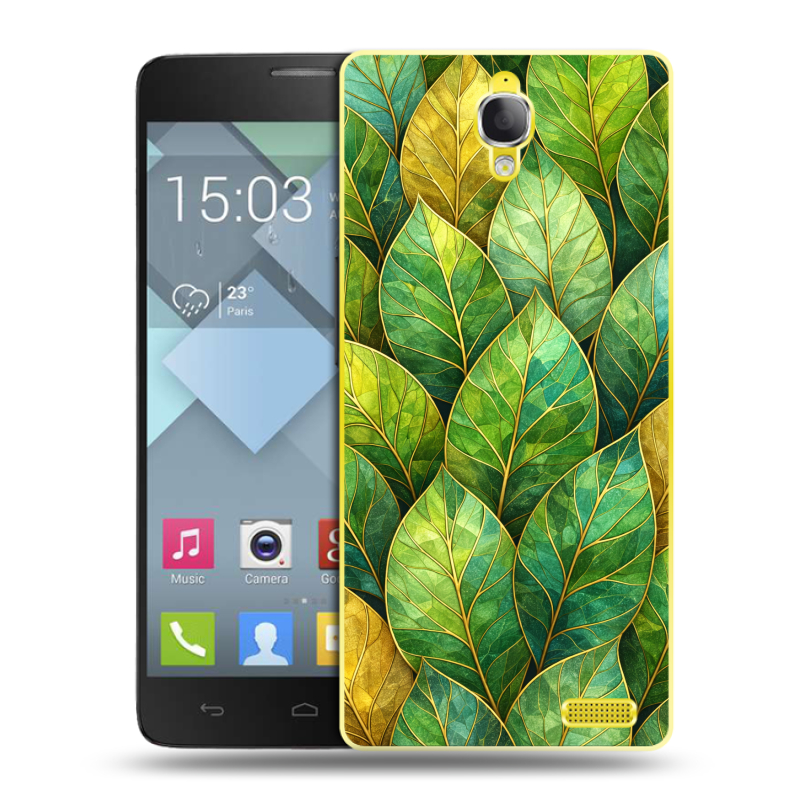 Пластиковый чехол на Alcatel One Touch Idol X с принтом женский Пластиковый чехол на Alcatel One Touch Idol X с принтом женский