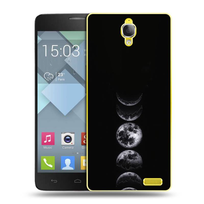 Пластиковый чехол на Alcatel One Touch Idol X с принтом женский Пластиковый чехол на Alcatel One Touch Idol X с принтом женский