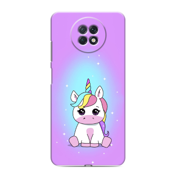 Силиконовый чехол на Xiaomi RedMi Note 9T с принтом Единорог Силиконовый чехол на Xiaomi RedMi Note 9T с принтом Единорог
