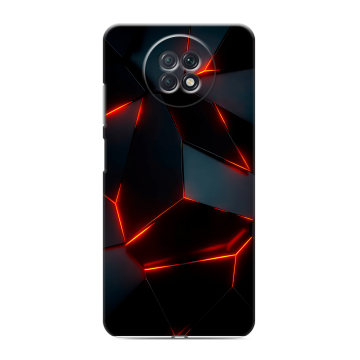 Силиконовый чехол на Xiaomi RedMi Note 9T с принтом Яркие абстракции Силиконовый чехол на Xiaomi RedMi Note 9T с принтом Яркие абстракции