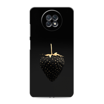 Силиконовый чехол на Xiaomi RedMi Note 9T с принтом Черная клубника Силиконовый чехол на Xiaomi RedMi Note 9T с принтом Черная клубника