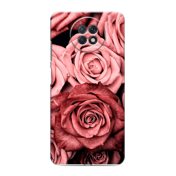 Силиконовый чехол на Xiaomi RedMi Note 9T с принтом Цветы розы Силиконовый чехол на Xiaomi RedMi Note 9T с принтом Цветы розы