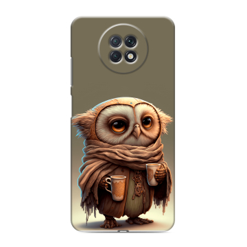 Силиконовый чехол на Xiaomi RedMi Note 9T с принтом Сова Силиконовый чехол на Xiaomi RedMi Note 9T с принтом Сова